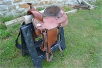 Crimson Trail Saddle  15"