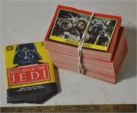 1983 Return of The Jedi collector cards