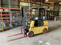 Hyster S50F LP Forklift.  4900 Lb.  187" lift