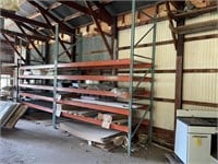2 sections 10X12 pallet racking-