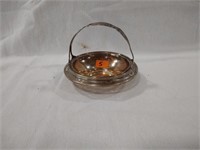 Sterling silver candy dish 102.6 Grams 925 handled