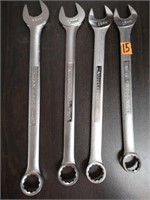 4 Craftsman Metric Combo Wrenches; 25, 26, 27, 28