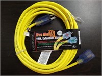 Pro Glo 25' Yellow Extension Cord