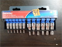 Crescent 12pc Torx Bit Socket Set