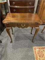 Top quality Queen Anne card table