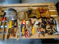 Mixed Tool Lot with 2 Tool Belts / Pouches