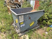 1 yard 2000 lb forklift dumpster