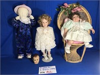 DOLLS & DOLL HEAD