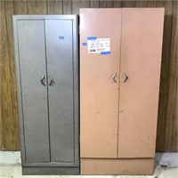 2 METAL UTILITY CABINETS