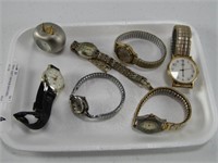 TRAY: ASS'T VINTAGE WATCHES, ETC.
