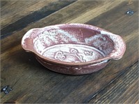 Signed Studio Pottery Double Handled Casserole Dih