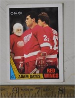 Adam Oates rookie hockey card