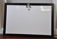 Framed white/magnetic board - see pics