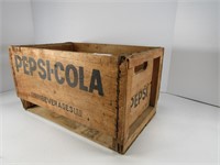 STENCILLED PEPSI-COLA WOOD CRATE