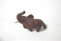 Hand made wood elephant