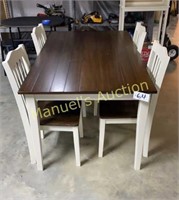 60”x35.5”x29.5” BEAUTIFUL DINING SET TABLE & 4