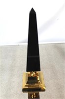 Chelsea House brass base marble obelisk