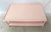 Jonathan Charles pink coffee table