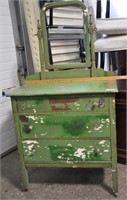 Antique wood dresser - info