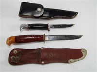 TWO HUNTING KNIVES