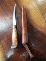 Vintage J. Marttiini Finland RAPALA Filet Knife 6"