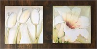 Contemporary Modern Floral Canvas Framed Prints