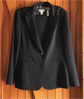 Talbots Women's Size 6 Black Suit Blazer