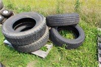 4 USED AUTOMOBILE TIRES