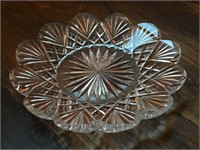Antique American Brilliant Cut Glass Dish