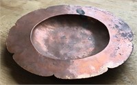 Antique Hand Forged Brass Ashtray
