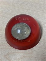 Canadian Rcmp Centennial Paperweight