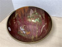 Carlton Ware Hand-painted Bowl ‘ Rouge Royal ‘