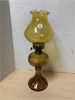 Amber Dolphin Oil Lamp