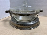 Silver-plated Covered Casserole Dish