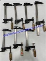 Lot of (7) Bar Clamps