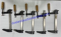 Lot of (5) 6” Bar Clamps