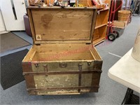 Larger old antique trunk (registered 1/12/1897)