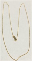 14KT YELLOW GOLD 22INCH 1.80 GRS CHAIN