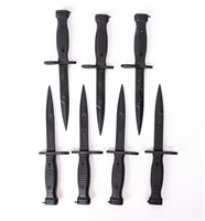 Knife (7) Plastic Military Bayonets with Latches