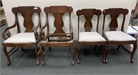 4  American Drew-Empire Style Dining chairs with