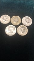 1968 & 1969 Half Dollars Silver 50 Cent Pieces