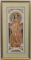 Imperial White Star by Alphonse Mucha