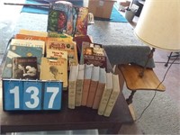 MIXED LOT ANTIQUE REF. BOOKS & OTHERS