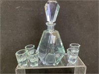 Moser Beryl 6 Piece Decanter Set