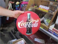 COCA-COLA BUTTON SIGN