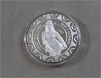 1 troy ounce Ride A Cowgirl silver coin