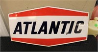 Vintage porcelain Atlantic sign