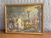 Jesus' Crucifixion Litho