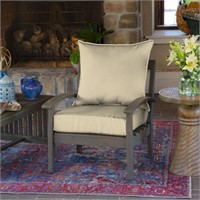 Leala Texture 2 pc Deep Seating Outdoor Cushions