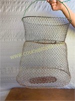 Oval antique fish basket